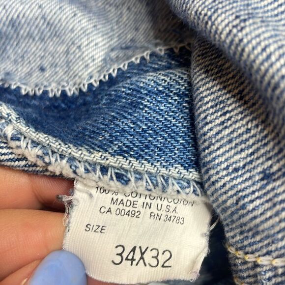 90s Vintage Lee riders Straight Leg Jeans 31” waist made in the USA - Picture 10 of 10